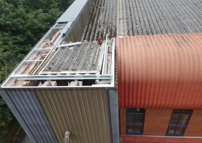 Industrial roofing repairs