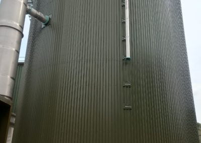 Anaerobic digester tank cladding
